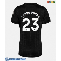 Fotballdrakt Dame Tottenham Hotspur Pedro Porro #23 Bortedrakt 2025-26 Kortermet